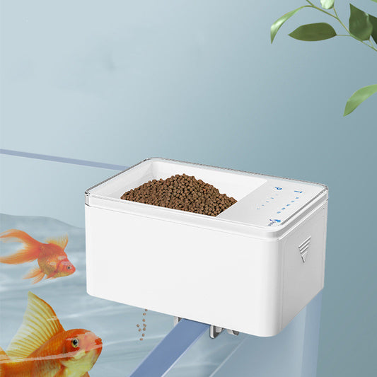 Kjæledyrfôring Fiskematdispenser Digital Automatisk Fiskemater LED Aquarium Digital Fish Tank