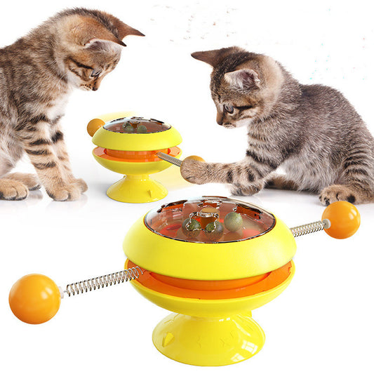 Roterbare katteleker med kattemynte Interaktive treningsleker for katter Kattunge Katttilbehør Kjæledyrprodukter