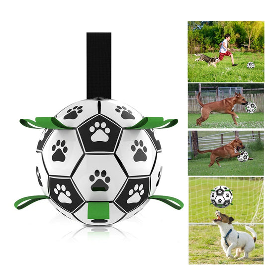 Hundeleker Interaktive kjæledyrfotballleker med gripefliker Hund Utendørstrening Fotball Kjæledyrbitt Tyggeballer for hundetilbehør 
